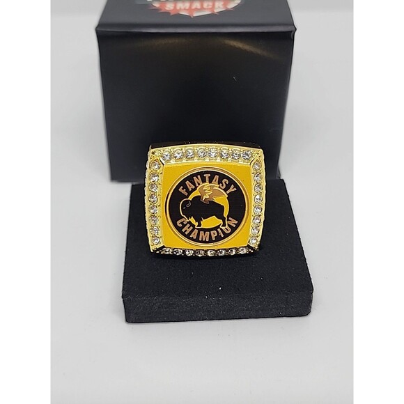 Buffalo Wild Wings Fantasy Football Trophy Smack Champion Ring - Picture 2 of 5